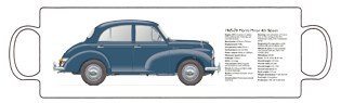 Morris Minor 4dr Saloon 1965-70 Mug 2